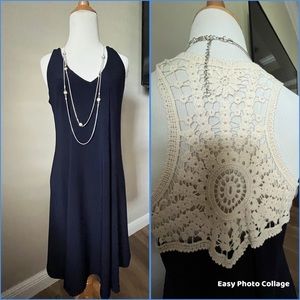 V Neck Razor Back Dress